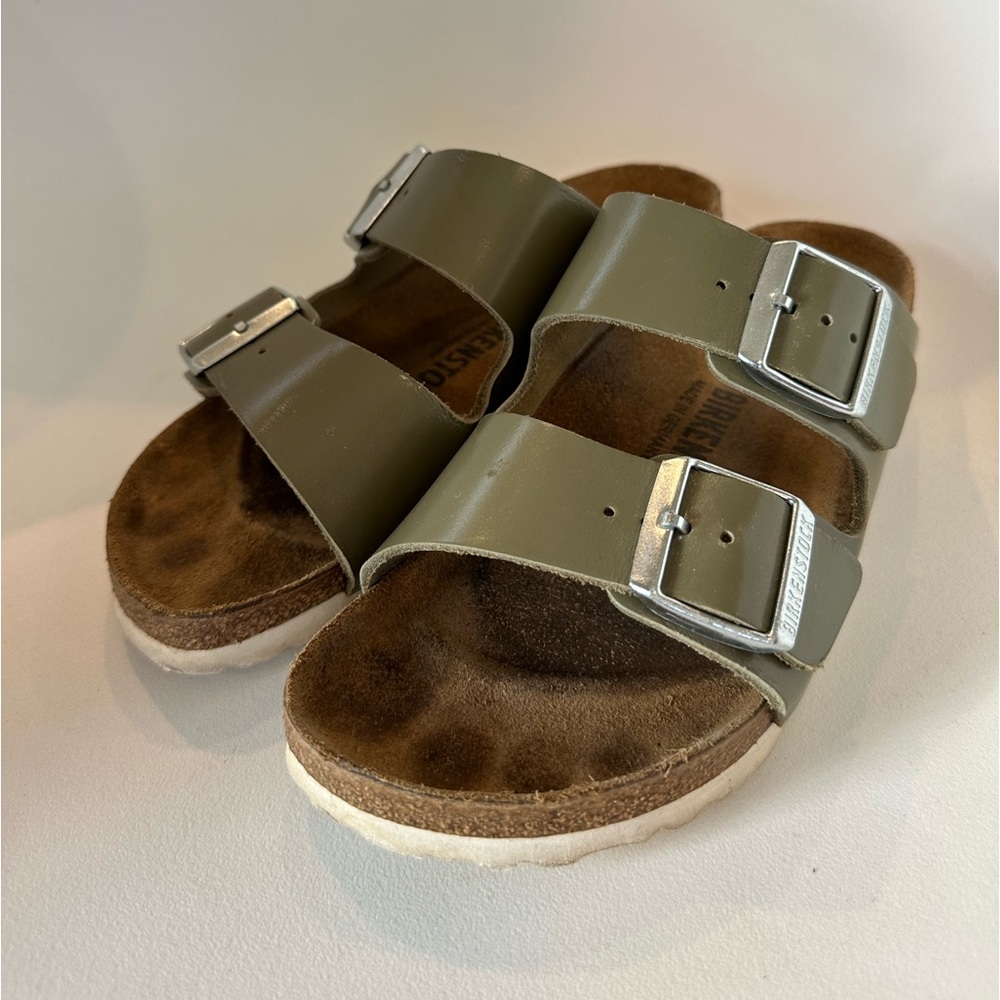 Birkenstock Army/Olive Green Arizona Sandal Size 37